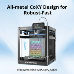 Flashforge Adventurer 5M 3D Printer, 600mm/s High Speed, Beginner-friendly