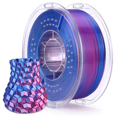Elegoo PLA Silk Filament - 1.75mm 1KG (Single, Dual & Tri-Color)