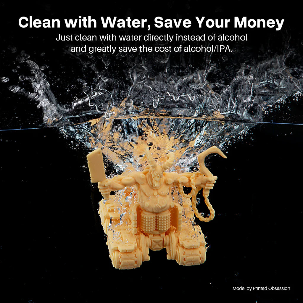 ELEGOO Water-Washable Resin V2.0 – Clean Prints, Easy Cleanup