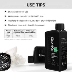 GratKit High Wax Jewelry Casting Resin Green 1000g