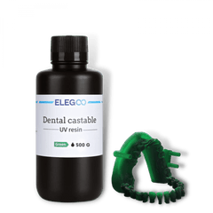 Elegoo Dental Castable Resin 500g - Green [NEAR EXPIRY - NON RETURNABLE]