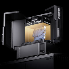 Elegoo Jupiter 2 3D Printer – 16K Large Format Resin Printer with Auto Leveling