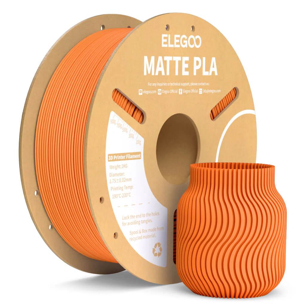 Elegoo PLA Matte Filament 1.75 mm – 1 KG Spool in Macaron Colors
