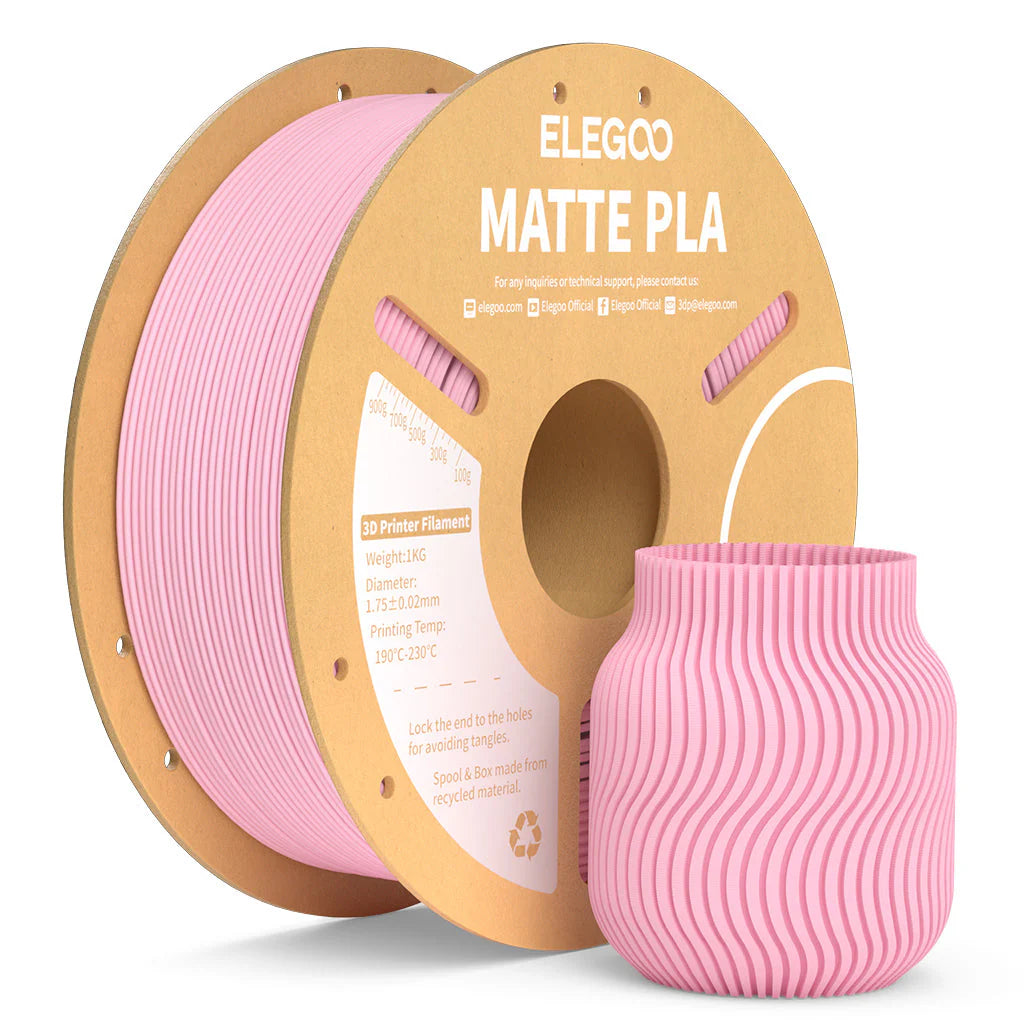 Elegoo PLA Matte Filament 1.75 mm – 1 KG Spool in Macaron Colors