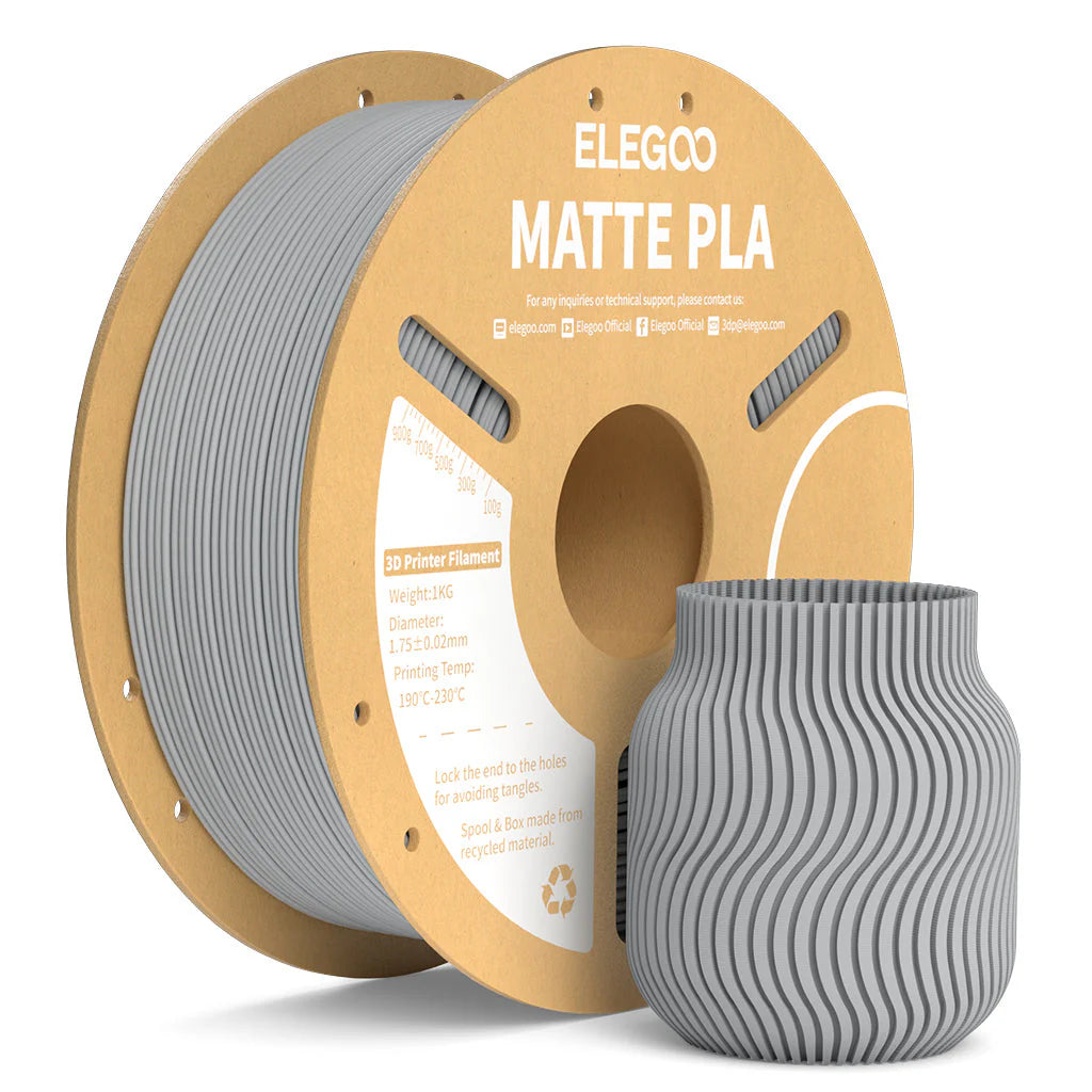 Elegoo PLA Matte Filament 1.75 mm – 1 KG Spool in Macaron Colors