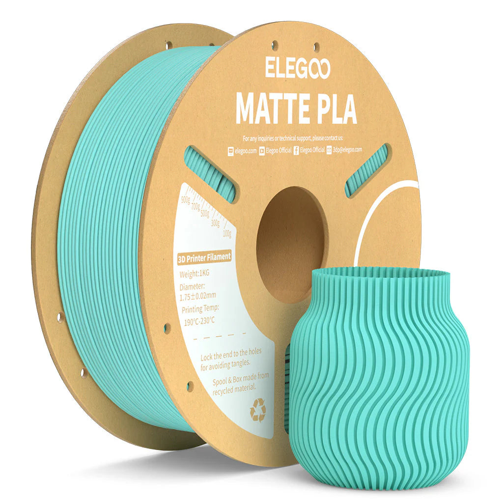 Elegoo PLA Matte Filament 1.75 mm – 1 KG Spool in Macaron Colors