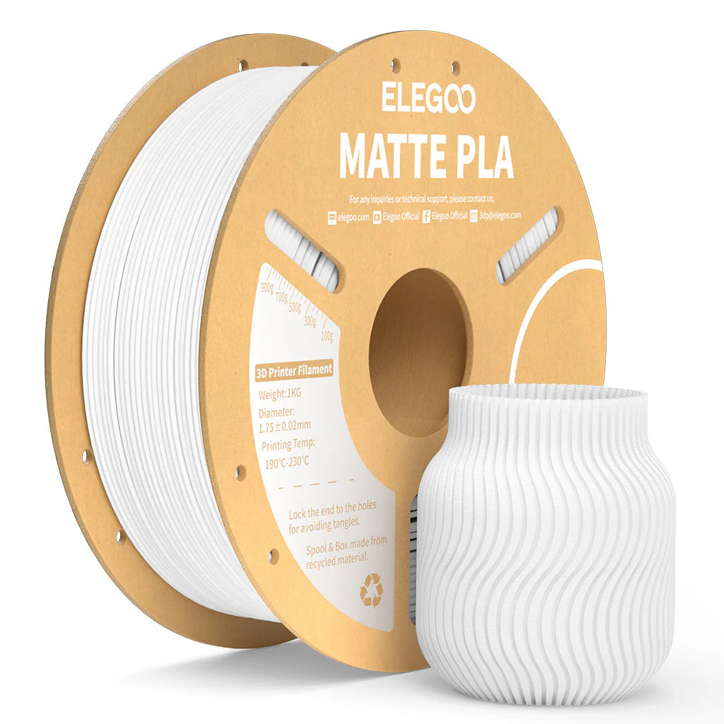 Elegoo PLA Matte Filament 1.75 mm – 1 KG Spool in Macaron Colors
