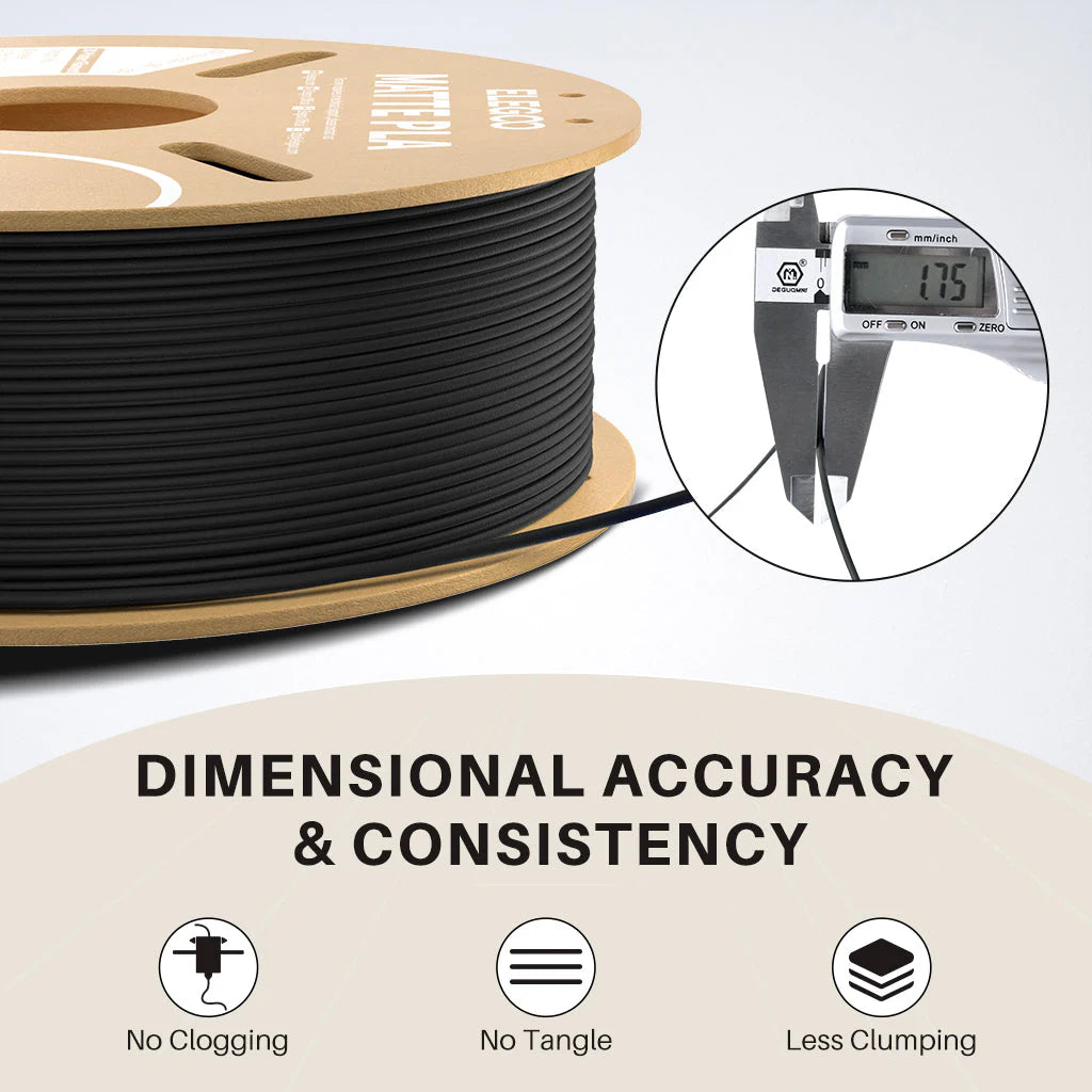 Elegoo PLA Matte Filament 1.75 mm – 1 KG Spool in Macaron Colors