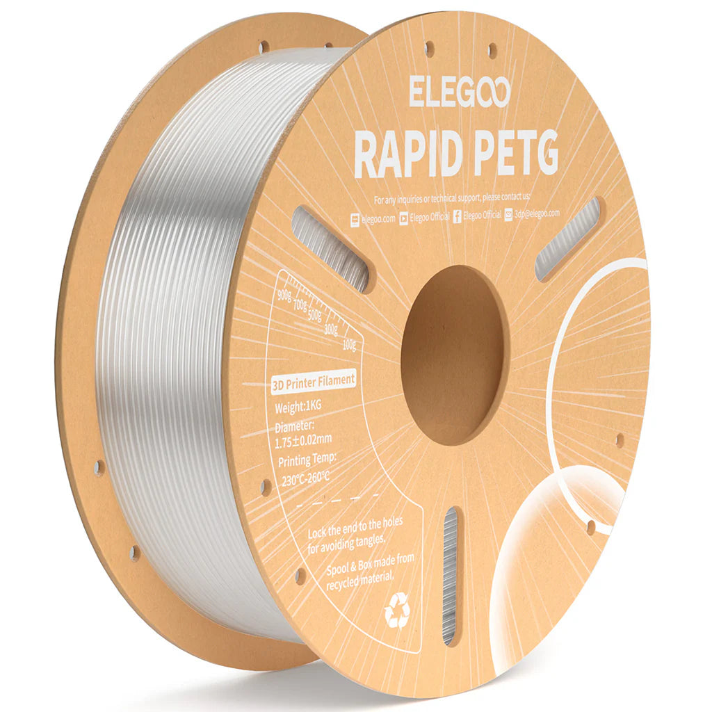 Elegoo Rapid PETG Filament – 1.75 mm, 1 KG Spool (High-Speed, Rigid)