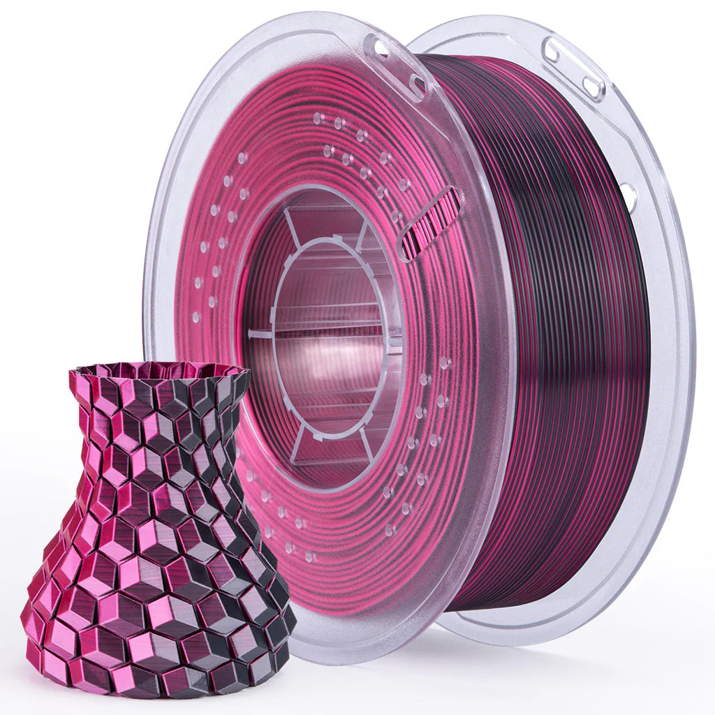 Elegoo PLA Silk Filament - 1.75mm 1KG (Single, Dual & Tri-Color)