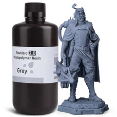 Elegoo Standard 2.0 UV Resin – 1KG Bottle | 405nm LCD 3D Printer Compatible
