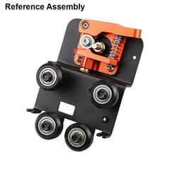 Ender 3 Direct Drive Upgrade Kit, Aluminum Alloy Conversion Part with 4pcs Pulley