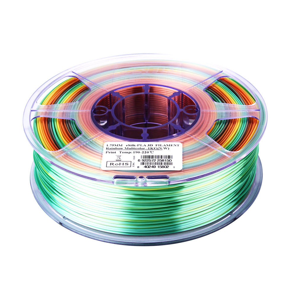 eSun eSilk PLA Rainbow Filament (1.75mm, 1Kg)